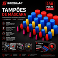 Tacos silicone alta temperatura  280 peças + caixa