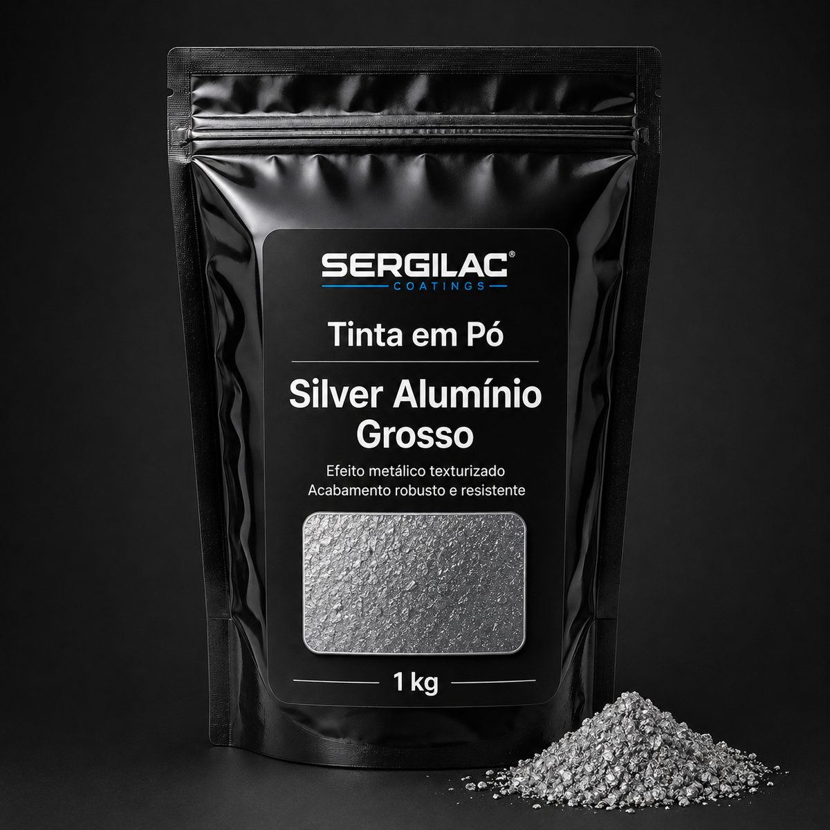 Silver alumínio grosso 1 kg