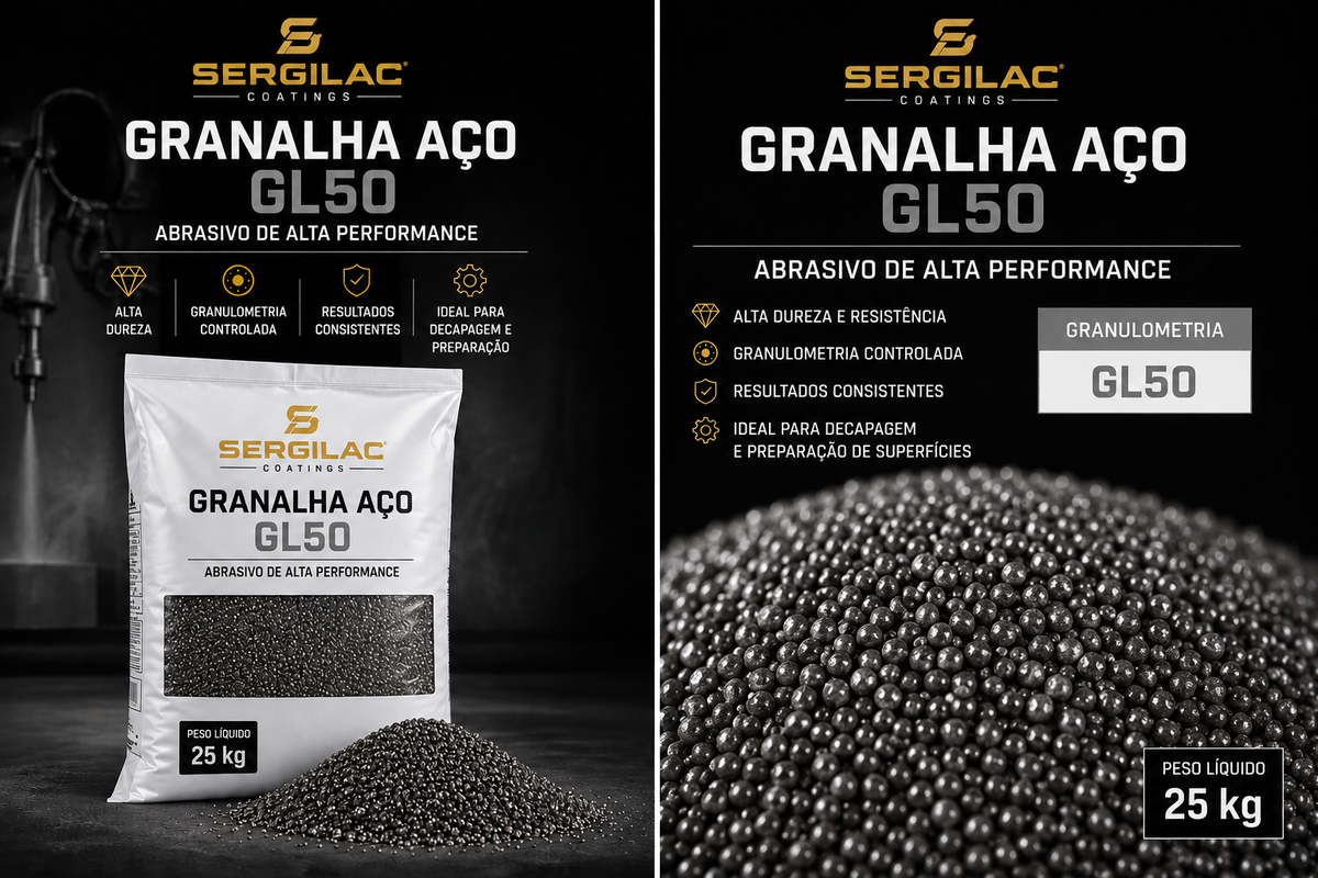 Granalha de aço Gl50 25kg
